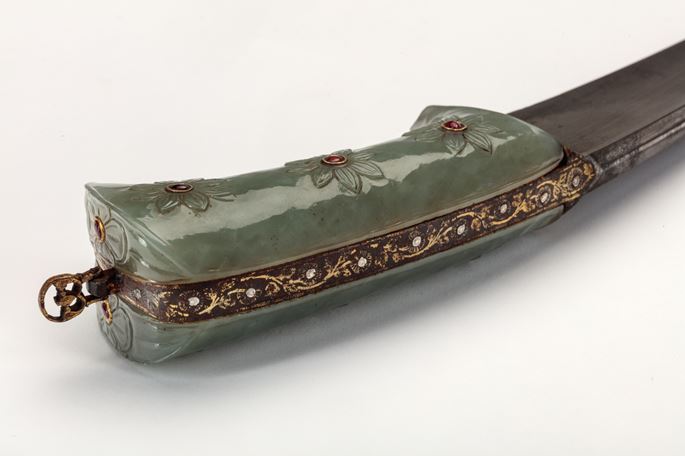 An Indian Jade-Hilted Peshkabz Dagger | MasterArt